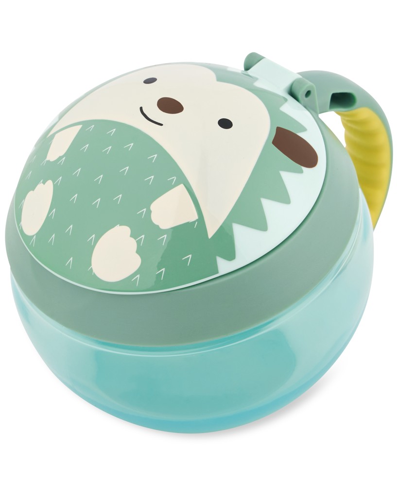 SKIP HOP Zoo snack tároló doboz tetővel Süni