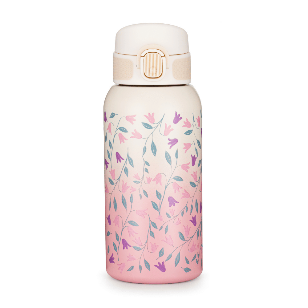 Petite&Mars Rozsdamentes acél termosz kulacs 500ml, Virágok