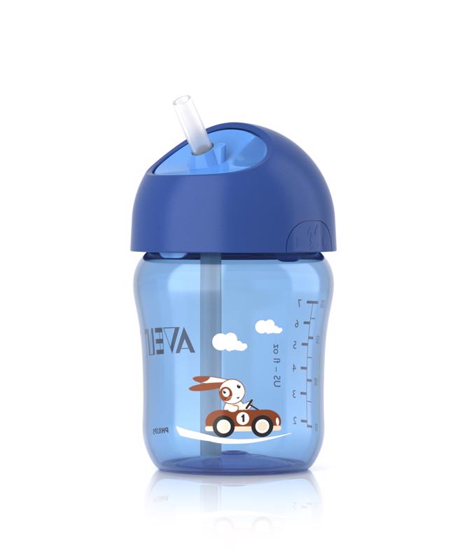 Philips AVENT SCF760/00 Szívószálas itatópohár 260ml, Kék