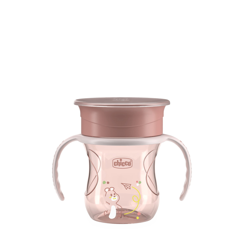 Chicco Perfect Cup 360 fokos tanulópohár 200ml, Barack