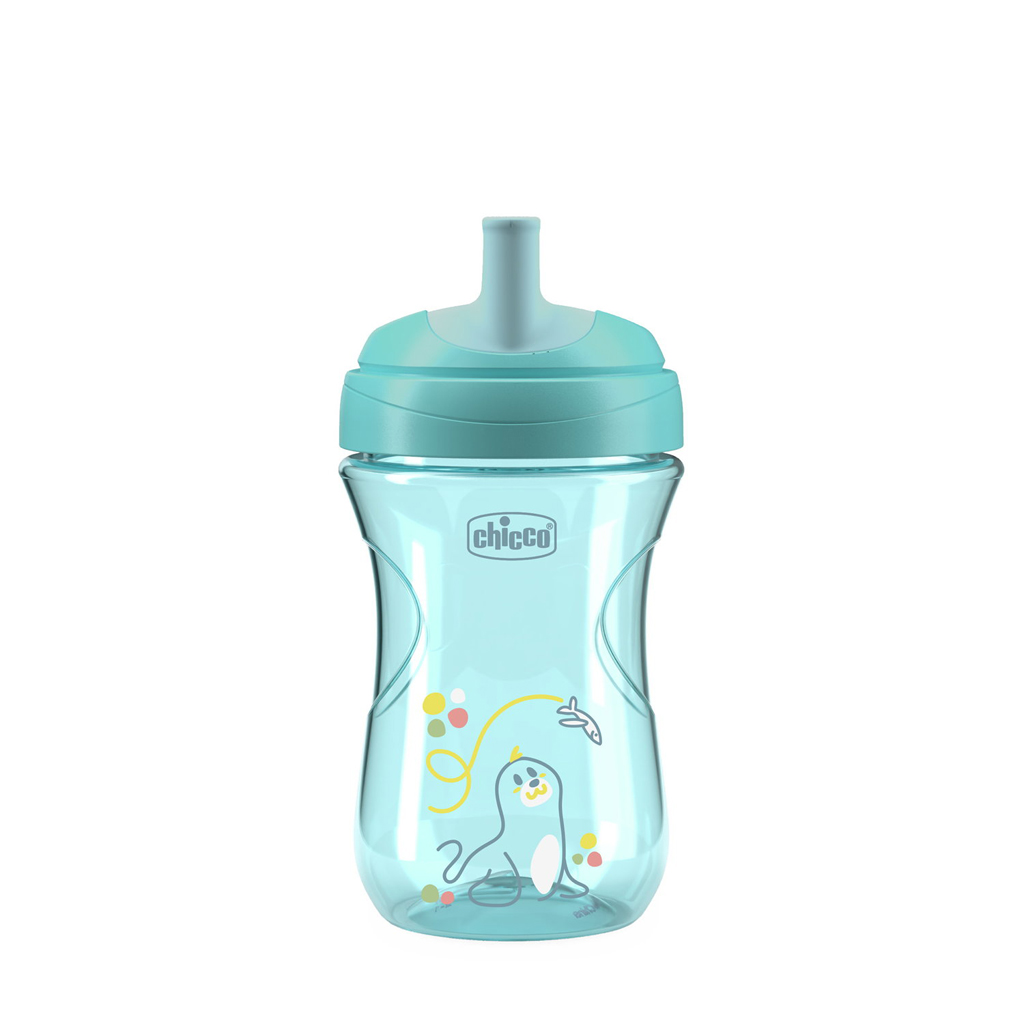 Chicco Advanced Cup sport kulacs puha szívócsőrrel 266ml, Türkiz