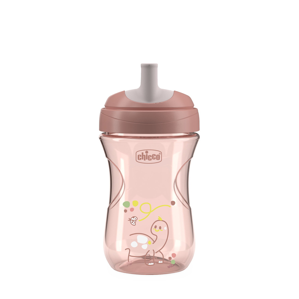 Chicco Advanced Cup sport kulacs puha szívócsőrrel 266ml, Barack