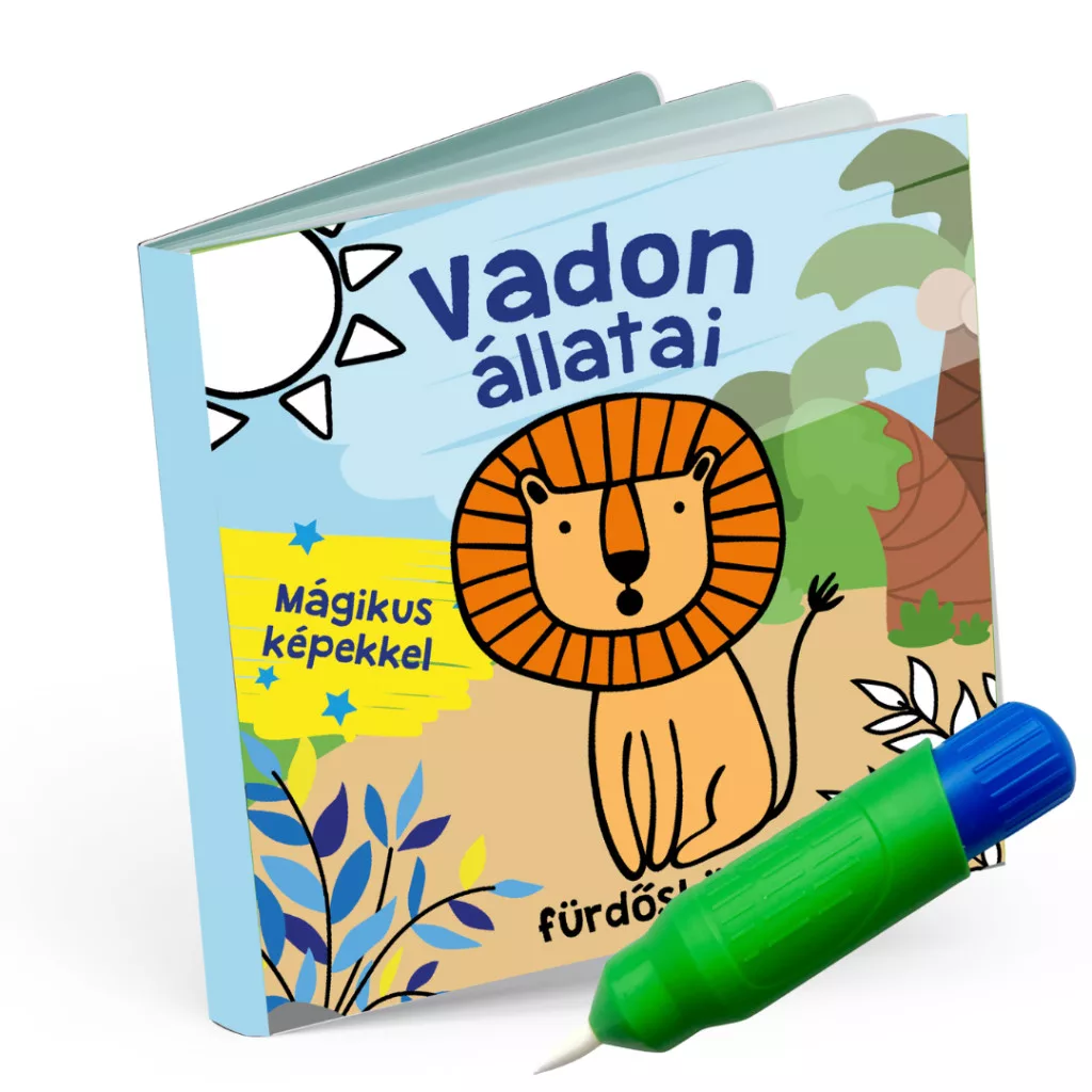 Vadon állatai fürdőskönyv - színváltós, mágikus képekkel