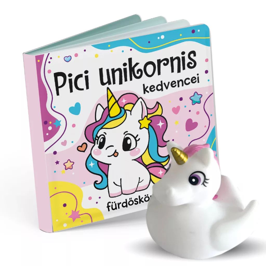 Pici unikornis kedvencei - fürdőskönyv játékkal