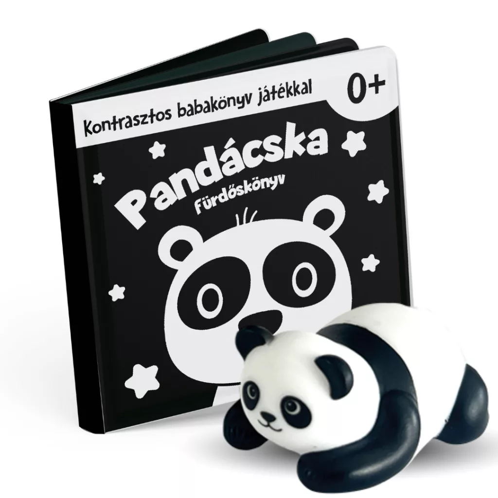 Pandácska - kontrasztos fürdőskönyv játékkal