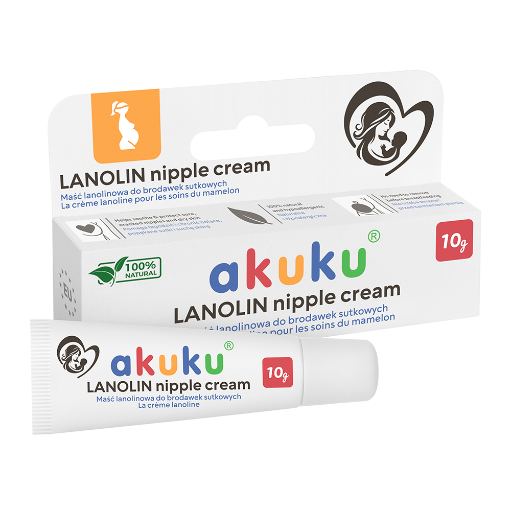 Akuku Lanolinos mellbimbóvédő krém 10g