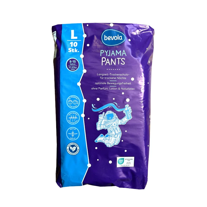 Bevola Pyjama Pants Éjszakai nadrágpelenka L, 27–57kg, 10db