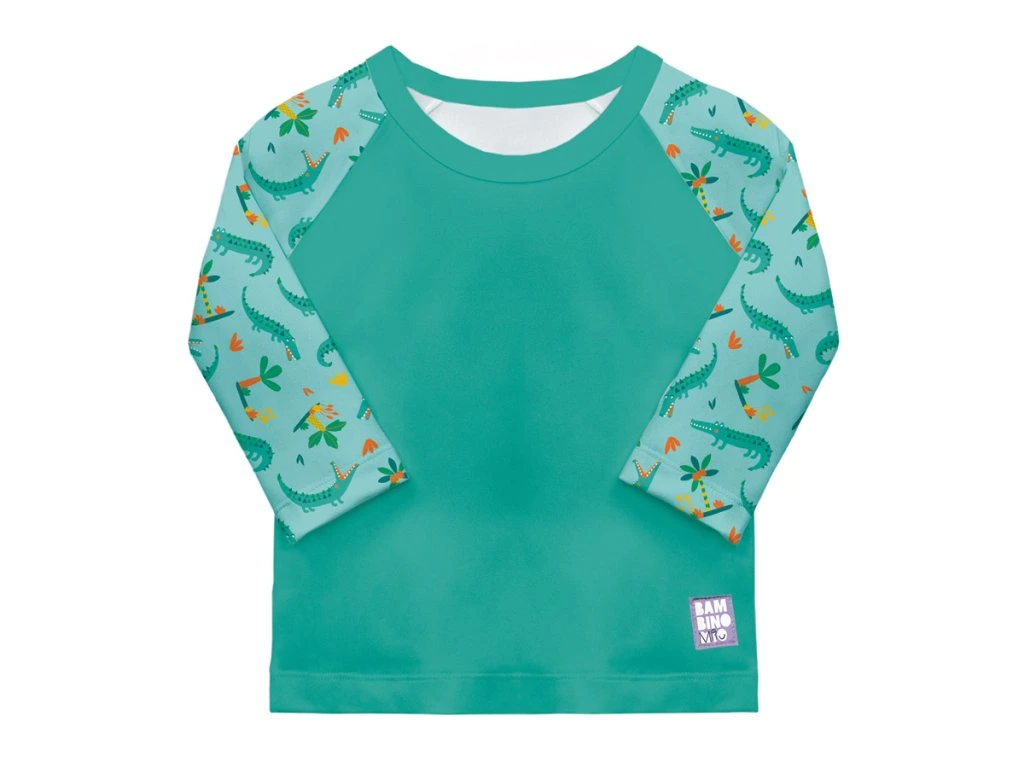 Bambino Mio UV-szűrős hosszú ujjú póló UPF40+, 6-12hó 7-9kg, Crafty Croc