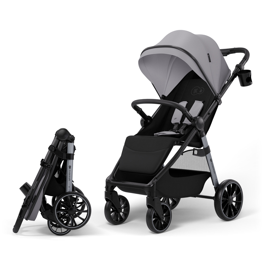 Kinderkraft Grande 2 sportbabakocsi, Moonlight Grey