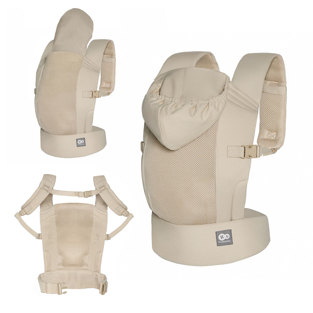 Kinderkraft CarryBee ergonomikus babahordozó, Bézs