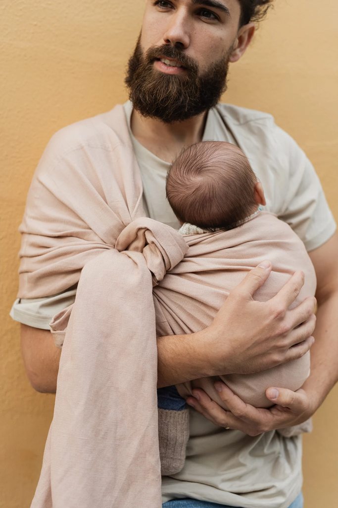 BOBA Ring Wrap karikás hordozó kendő, Peony