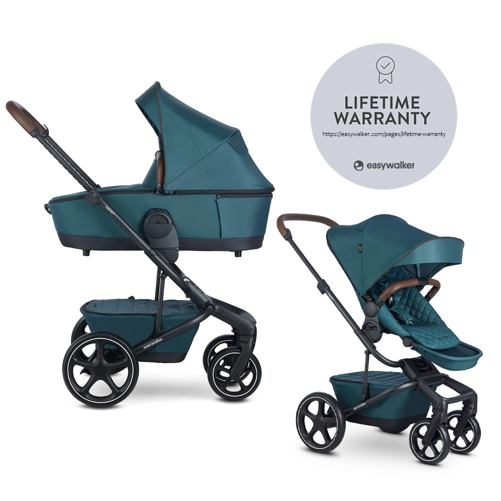 EASYWALKER Harvey5 Premium LITE RWS 2in1 babakocsi, Jade Green