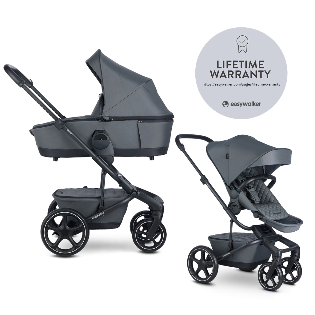 EASYWALKER Harvey5 Premium LITE RWS 2in1 babakocsi, Mineral Grey