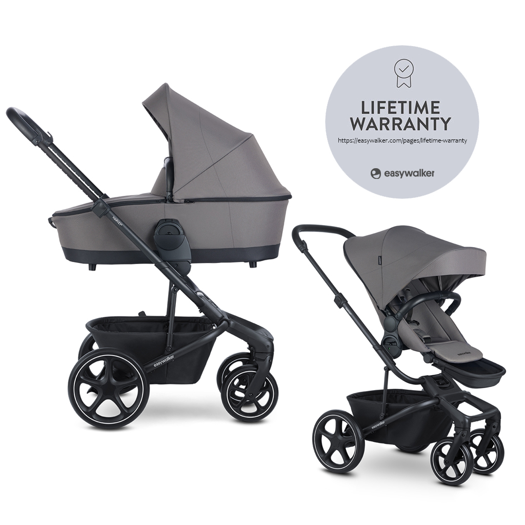 EASYWALKER Harvey5 Premium LITE RWS 2in1 babakocsi, Pebble Grey