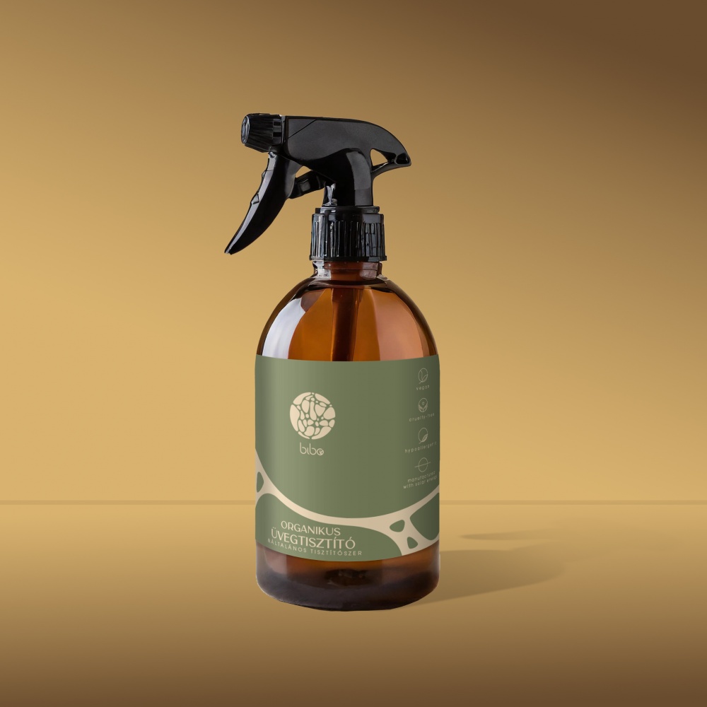 Cleaneco bibo Organikus üvegtisztító és általános tisztítószer, 500ml