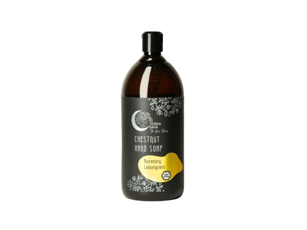 Terra Gaia Gesztenye folyékony szappan, Rozmaring és Citromfű, 1liter