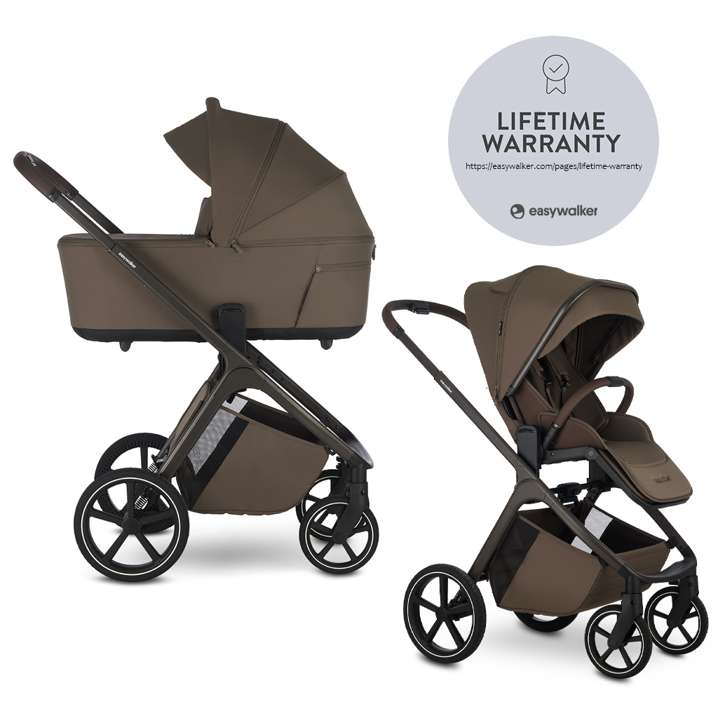 EASYWALKER Zoey Go 2in1 Kombinált babakocsi, Chestnut Brown