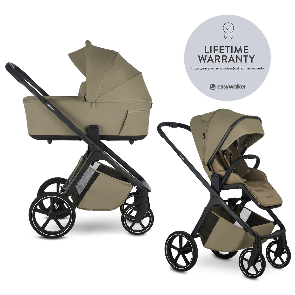 EASYWALKER Zoey Go 2in1 Kombinált babakocsi, Moss Green
