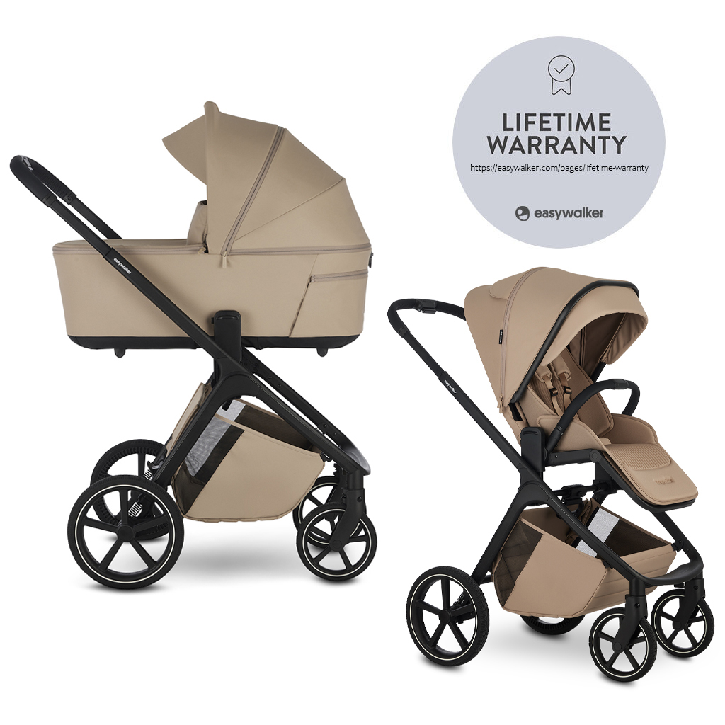 EASYWALKER Zoey Go 2in1 Kombinált babakocsi, Sand Taupe