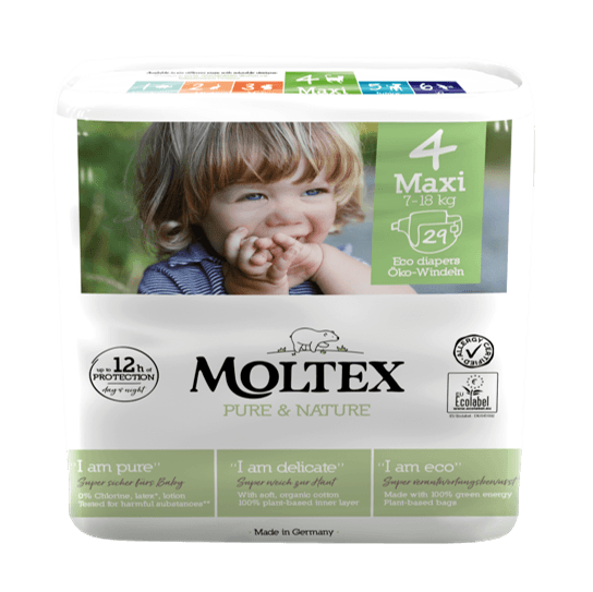 MOLTEX Pure&Nature öko pelenka 4, maxi (7-18 kg), 29 db