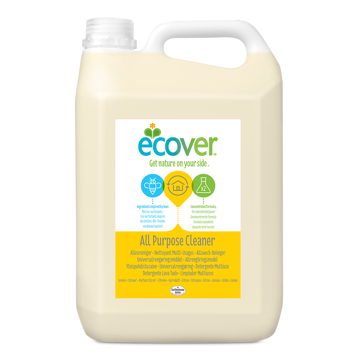 Ecover öko általános tisztítószer, citrom, 5 liter