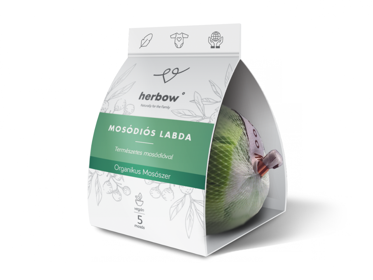 Herbow Mosódiós labda,  1 db/5 mosás