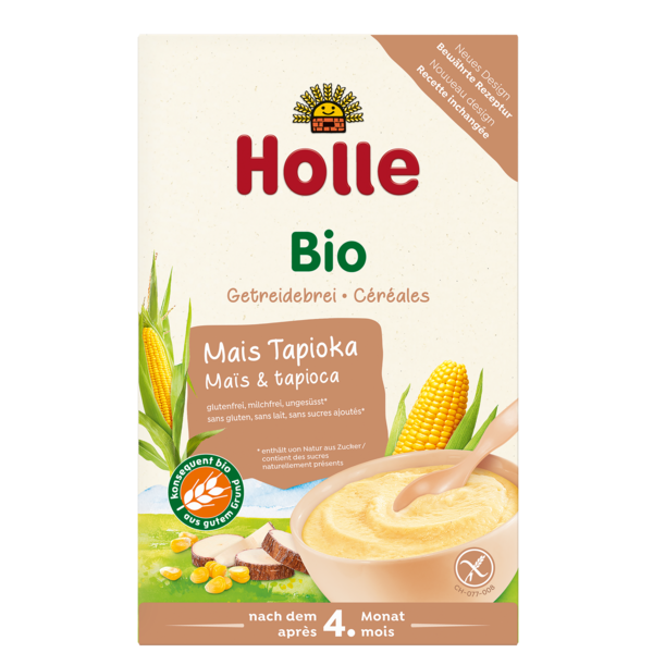 Holle BIO Tápióka és kukorica babakása, 250g