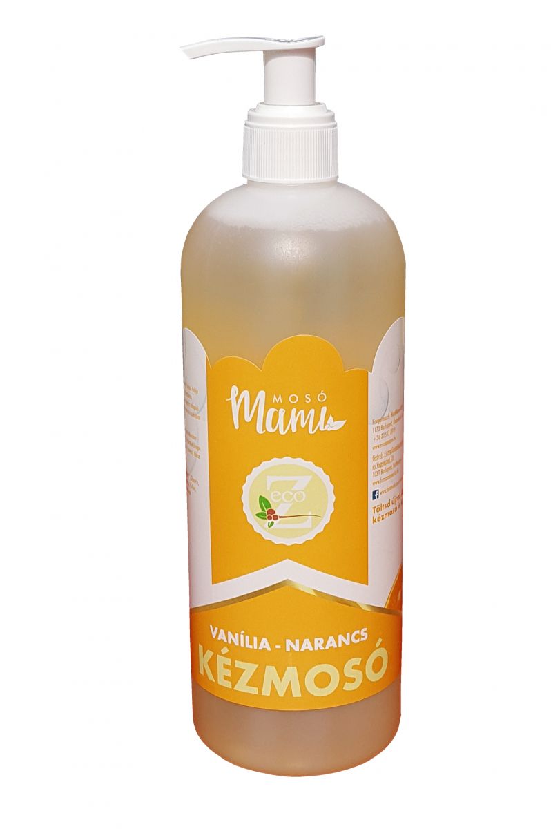 Eco-Z Family folyékony szappan vanília -narancs illattal, 500 ml