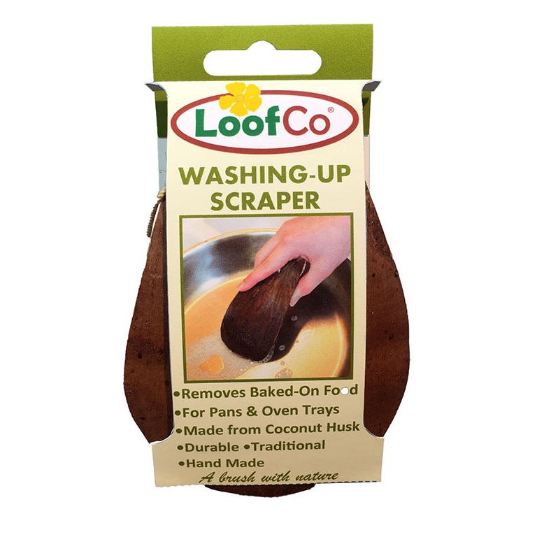 LoofCo 100% lebomló kókuszhéj súroló mosogatáshoz, 1db