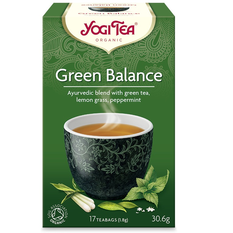 Yogi Tea Bio Zöld egyensúly tea, 17db filter