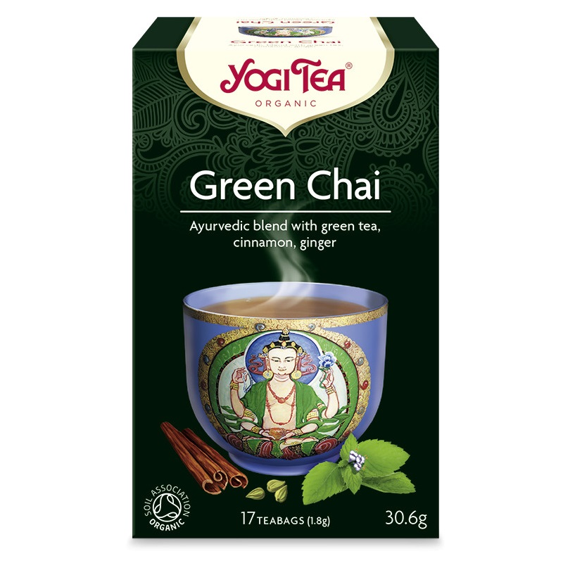 Yogi Tea Bio Zöld chai tea, 17db filter