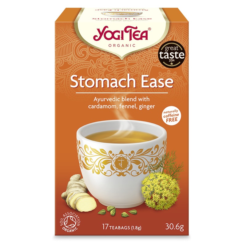 Yogi Tea Bio Könnyebbség a gyomornak tea, 17db filter