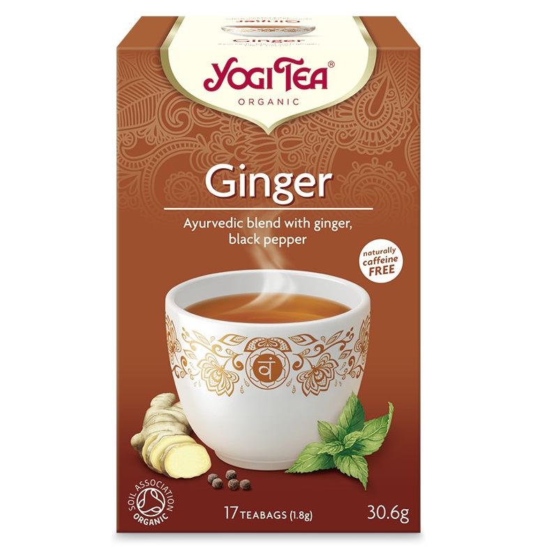 Yogi Tea Bio Gyömbér tea, 17db filter