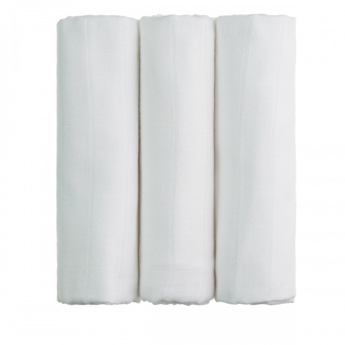T-tomi prémium minőségű BIO bambusz textil pelenka, Fehér, 3db