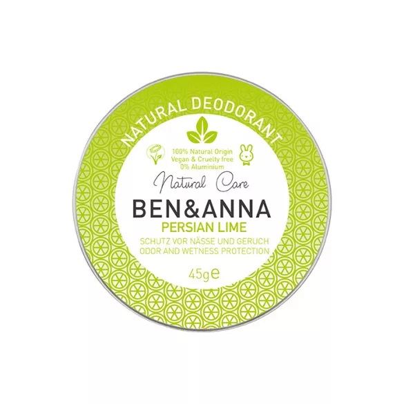 Ben&Anna Persian Lime natúr tégelyes krémdezodor, 45g