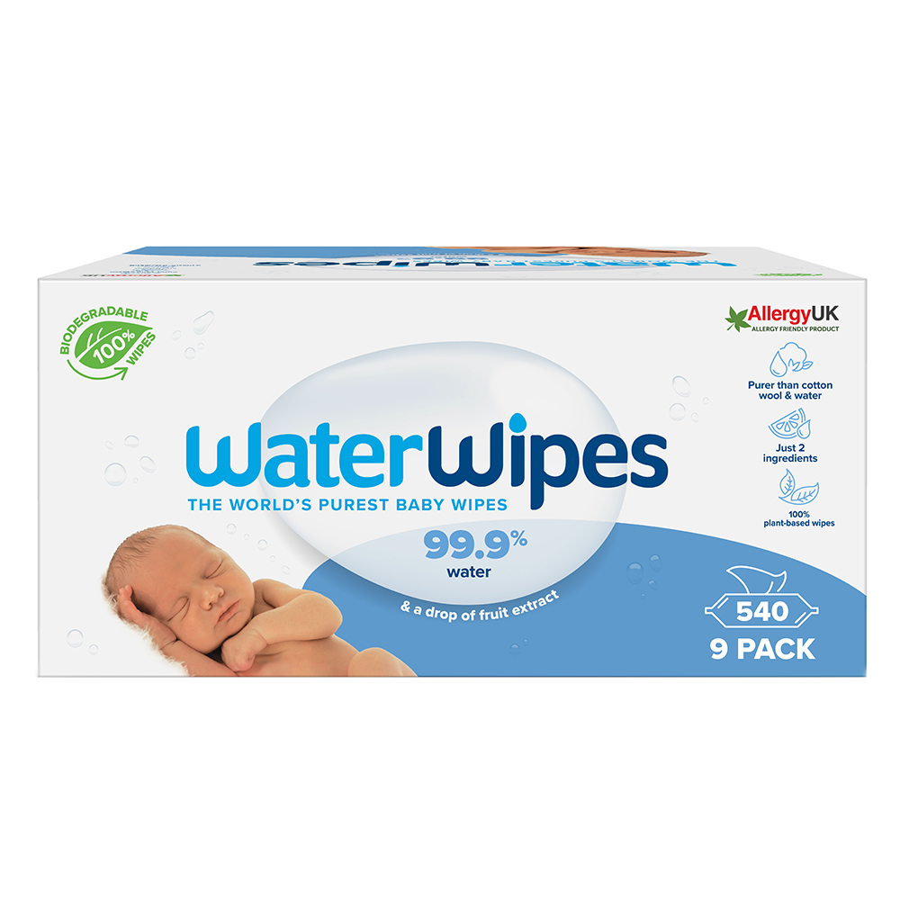WaterWipes BIO lebomló nedves törlőkendő Super Value Pack 9x60db