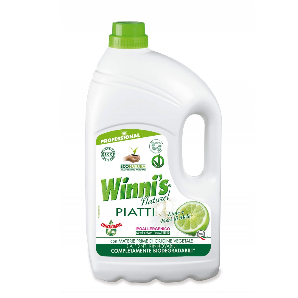Winni's Naturel öko kézi mosogatószer Lime illattal XXL, 5liter