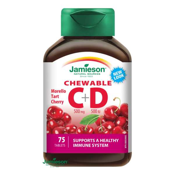 Jamieson C+D vitamin 500mg szopogató tabletta 75db