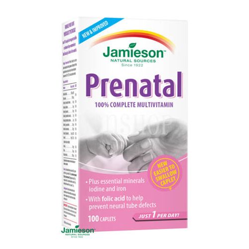 Jamieson Prenatal Complete multivitamin várandósoknak és szoptató anyáknak 100db