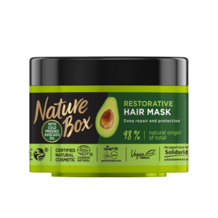 Nature Box Avokádó hajpakolás a regenerált hajért 200ml