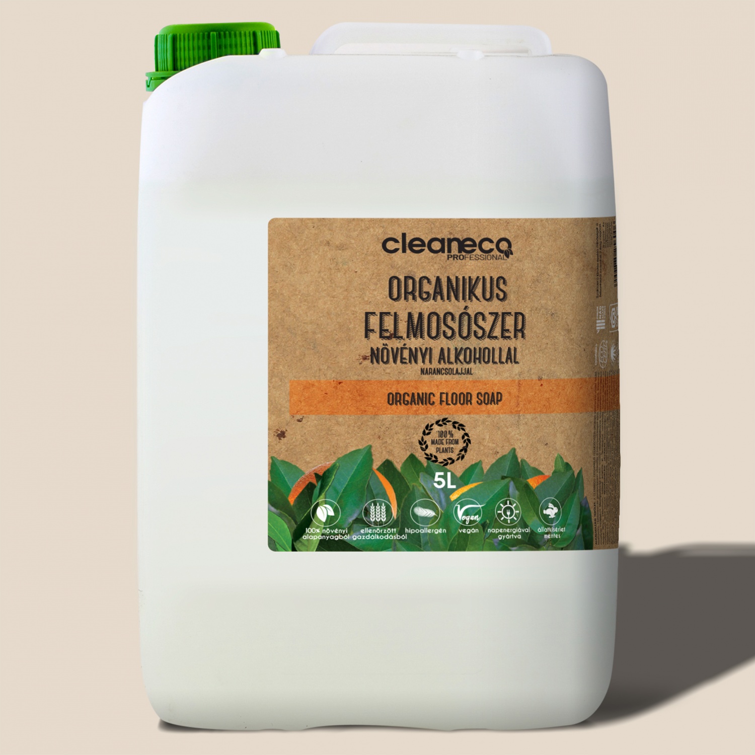 Cleaneco Organikus felmosószer, Narancsolajjal, XXL, 5liter