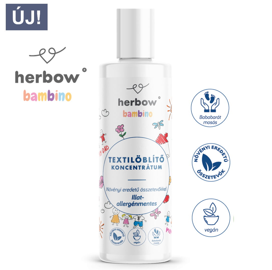 Herbow Bambino öblítő koncentrátum illat- és allergénmentes 200ml