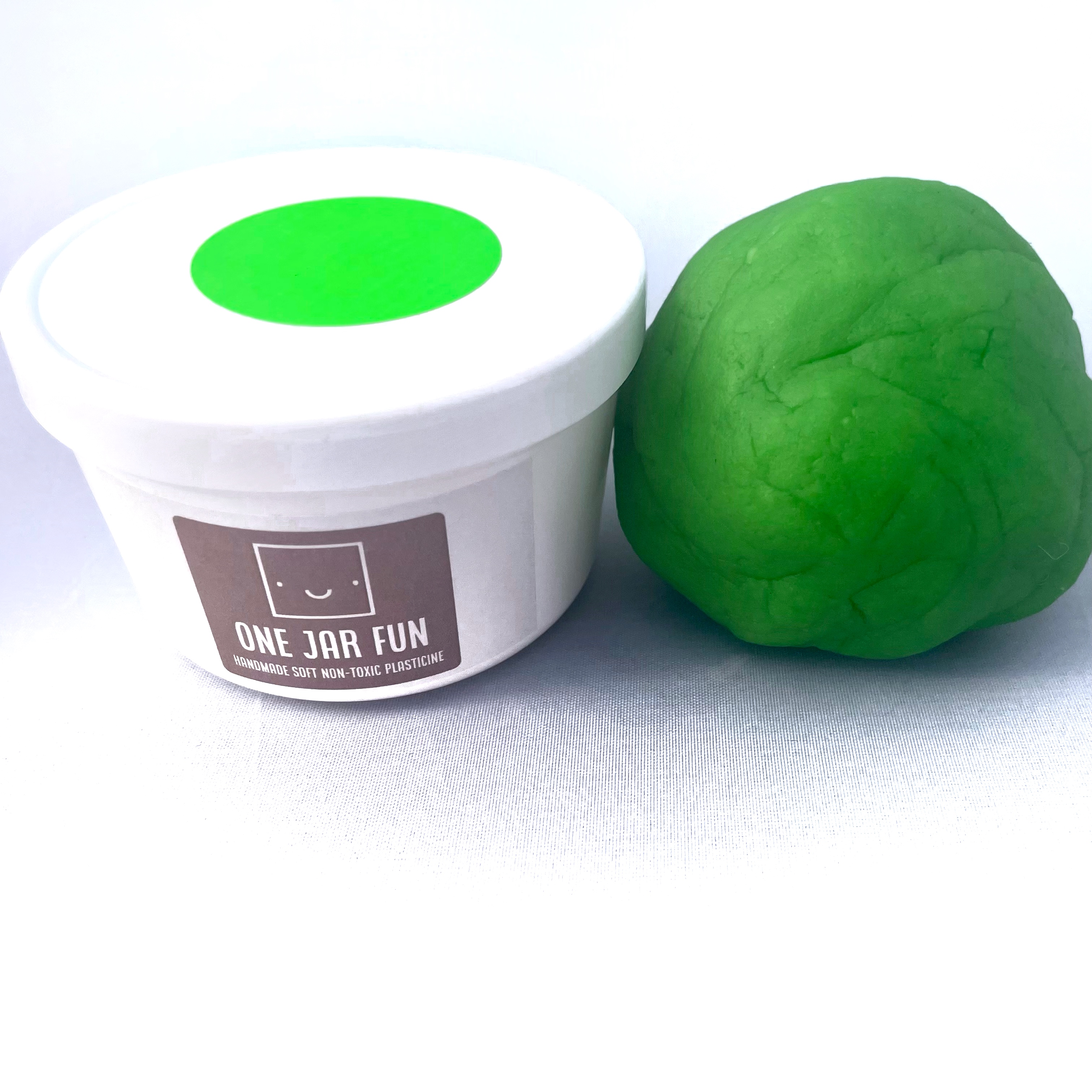 One Jar Fun kézműves lágy gyurma, zöld, 150g