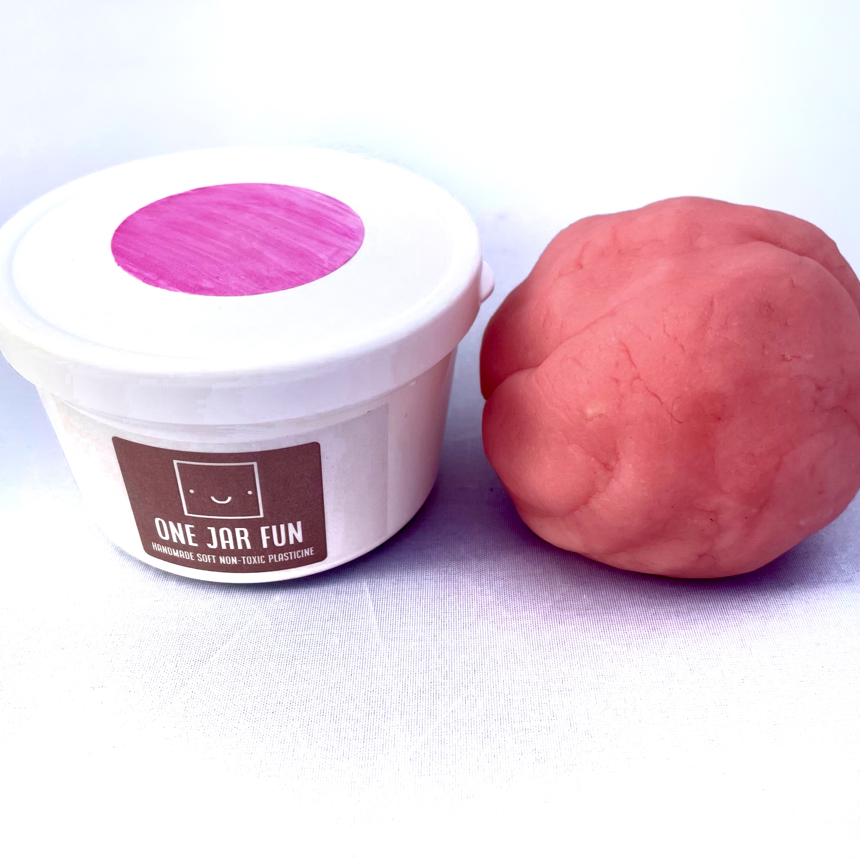 One Jar Fun kézműves lágy gyurma, rózsaszín, 150g