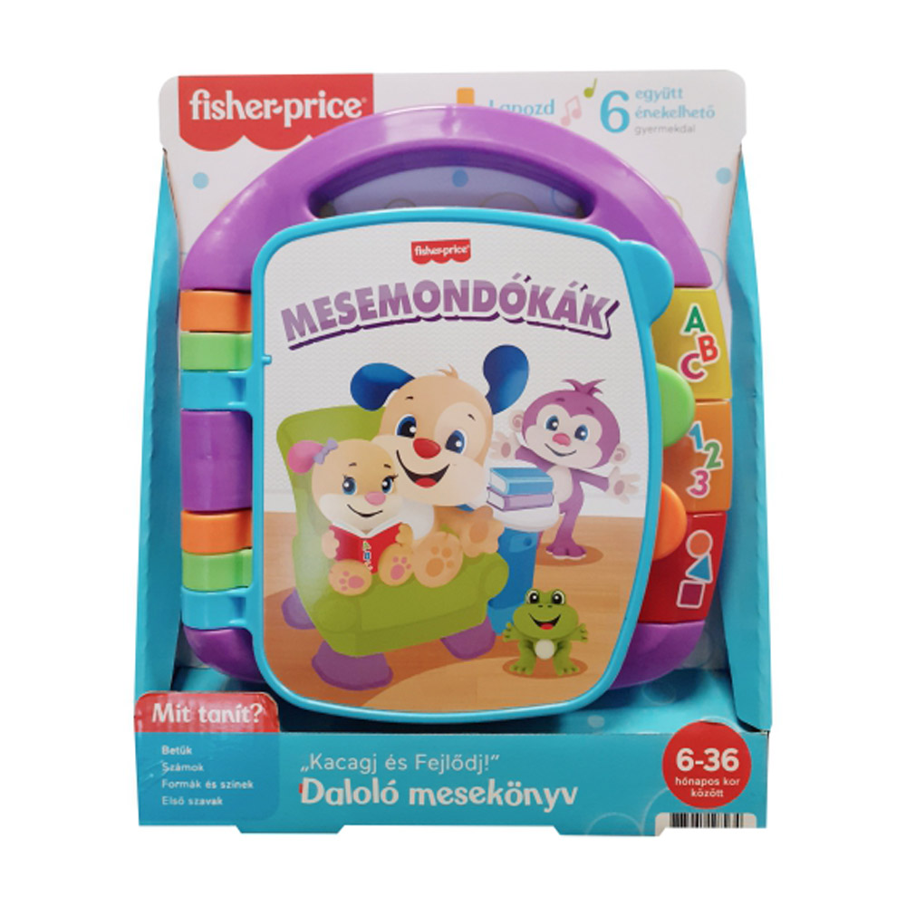 Fisher Price fejlesztő játék daloló mesekönyv