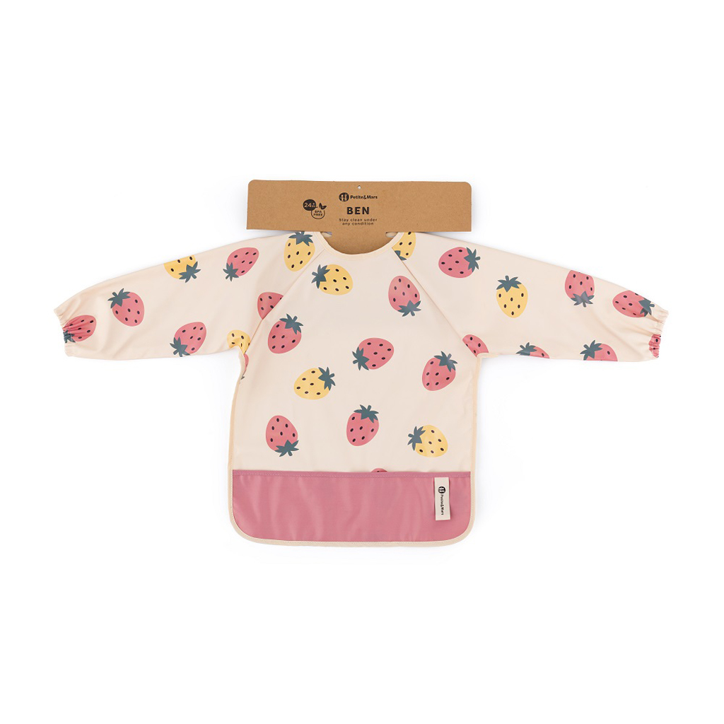 Petite&Mars Ben Előke hosszú ujjal 2év+ Beige Strawberies
