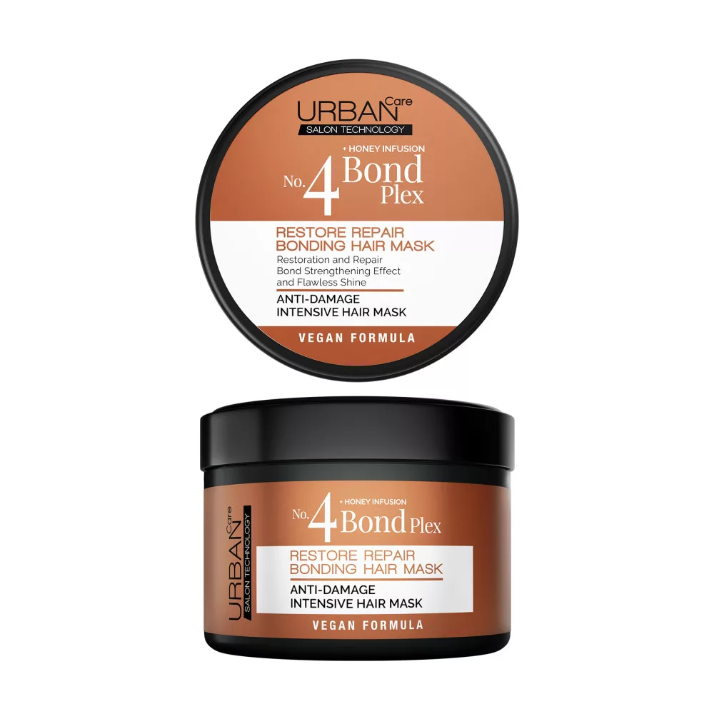 URBAN CARE NO.4 BOND PLEX KÖTÉSERŐSÍTŐ ÉS HELYREÁLLÍTÓ INTENZÍV HAJPAKOLÁS 230ml