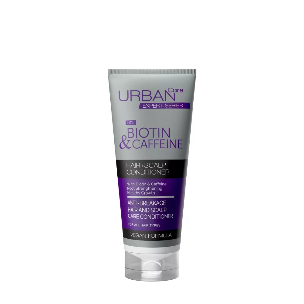 URBAN CARE HAJHULLÁS ELLENI ERŐSÍTŐ HAJBALZSAM BIOTINNAL ÉS KOFFEINNEL 200ml