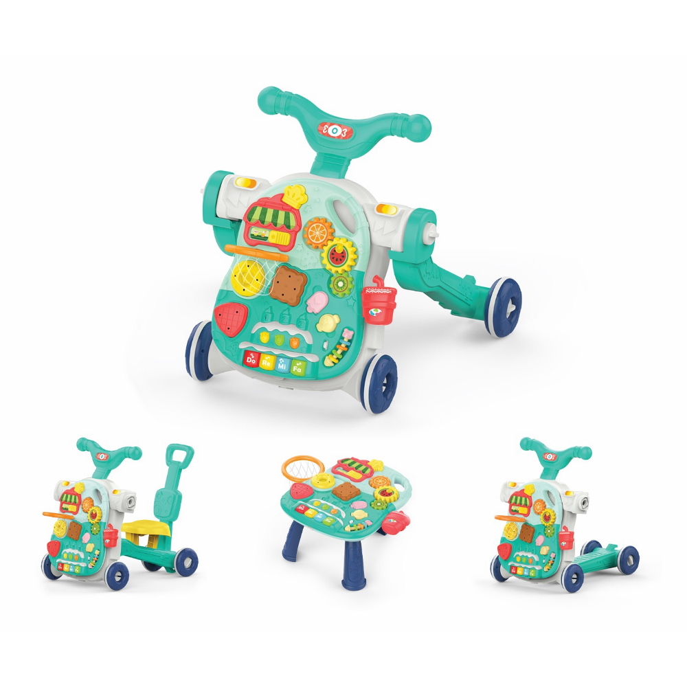 Kikkaboo Sweet Escape készségfejlesztő járássegítő és asztal 4az1-ben, menta