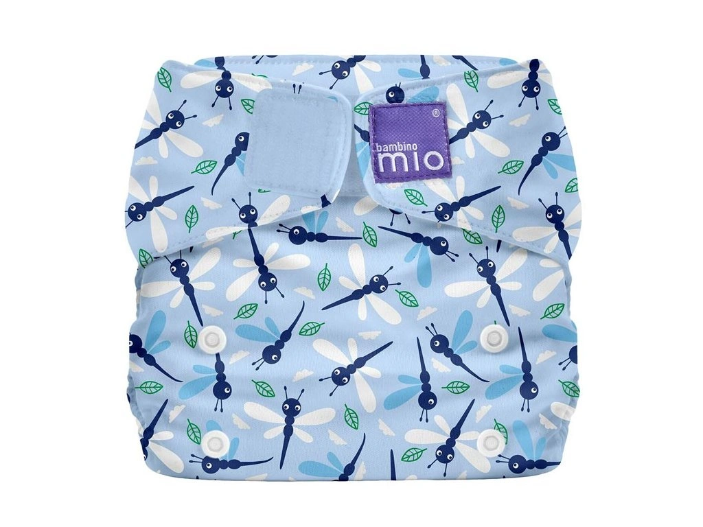 Bambino Mio Miosolo egyméretű All-in-one mosható pelenka, Dragonfly Daze
